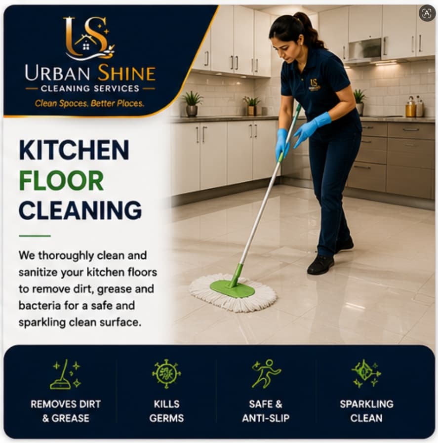 Kitchen Floor Cleaning