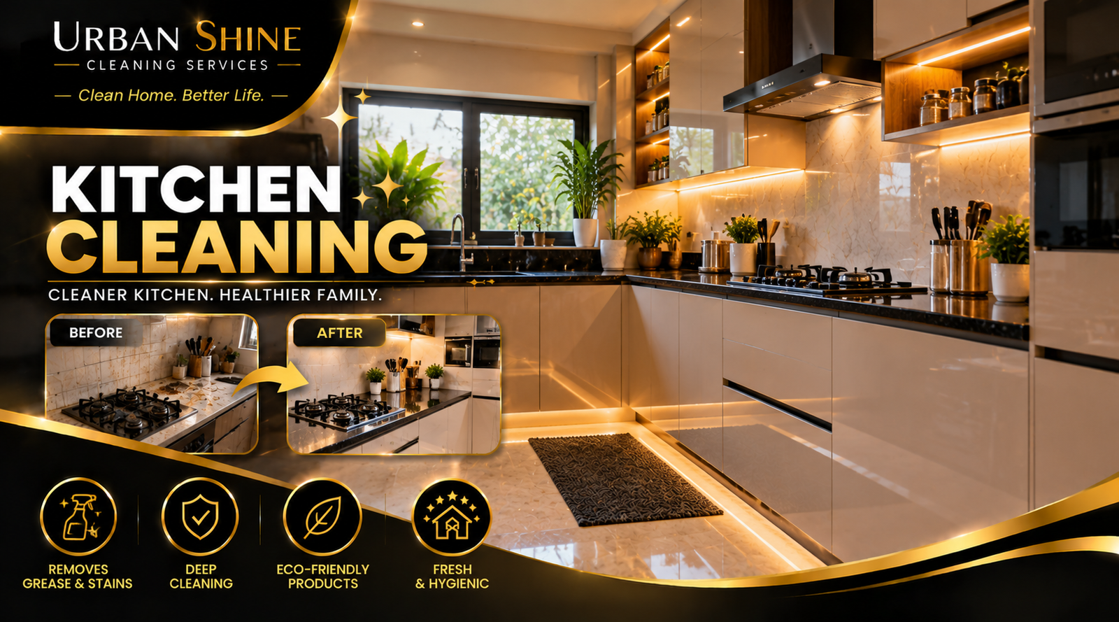 Clean Kitchen Surfaces the Right Way